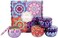 4Pcs/Set Delicate Flowers Scented Candle Gift Set &ndash; Romantic Wedding Souvenir, Tin Box Jar Fragrance Candles for Home D&eacute;cor, Relaxation, 
