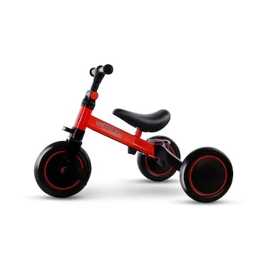 3-in-1 Kids Plastic Balance Bike &amp; 3-Wheel Tricycle &ndash; Adjustable Toddler Ride-on Trike for Ages 1-4, Safe, Sturdy, and Fun, Learn to Balance, Ride and Explore
