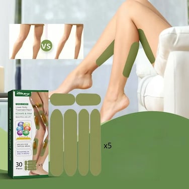 Herbal Wormwood Beauty Legs Patch for Weight Loss &ndash; Fat Burning Patches for Women &amp; Girls &ndash; Natural Slimming Patches for Toning &amp; Reducing Cellulite