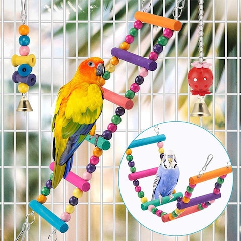 Bird Toys Set Wholesale for Parrots and Small Birds - Chew Toys, Swing Toys, and Fun Interactive Bird Products for Healthy Playtime
