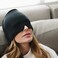 Hail Anti-Migraine Ice Head Cap &ndash; Cold Therapy Hat for Headache &amp; Migraine Relief &ndash; Double Layer Compression with Eye Mask &ndash; (Black) &ndash; Only from Hail Shop
