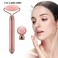 2-in-1 Electric Jade Roller &amp; Skin Lifting Beauty Bar &ndash; Natural Rose Quartz Vibrating Face Massager for Anti-Aging, Wrinkle Reduction &amp; Skin Tightening