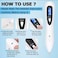 LCD Screen Beauty Mole Removal Pen &ndash; Painless Tattoo, Wart, and Speckle Remover with Adjustable Levels, Portable and Effective Skincare Tool (Multicolor)
