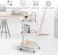 3-Tier Rolling Storage Trolley with 2 Brakes - Kitchen, Bedroom, Office Service Cart with Easy Assembly, Versatile Organizing Trolley