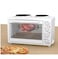 Electric Baking Oven with Dual Hot Plates 2-in-1 Countertop Oven &amp; Electric Cooktop 2 Burner Hot Plate with Adjustable Temperature, Timer &amp; Multi-Function Cooking