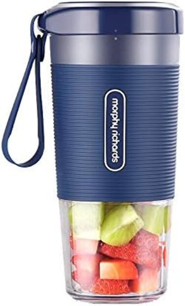 Richards Portable Blender  Cordless Mini Personal Smoothie Blender  USB Rechargeable Fruit Juicer Mixer for Shakes Smoothies Protein Drinks