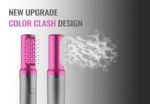 مبخرة كهربائية 2 في 1 مع مشط شعر - جهاز بخور للعلاج بالروائح العطرية قابل لإعادة الشحن عبر USB، موزع عطور بخور العود المحمول، هدية مثالية للمسلمين