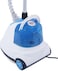 1.4L Garment Steamer with Stainless Steel Nozzle, Heat-Resistant Hose &amp; Leak-Proof Valve, 1700W for Fast Wrinkle Removal &ndash; White &amp; Blue"
