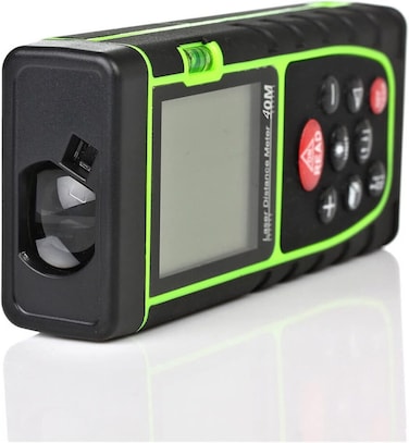 Digital Laser Distance Meter with Accurate Angle Sensor - Precision Measurement Tool for Interior &amp; Architectural Design, Laser Rangefinder with High Accuracy