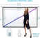 Motorized Projector Screen 100 Inch 16:9 4K 3D HD Electric Pull Down Screen with Wireless Remote Control - Home Theater Projector Screen for Cinema, Office