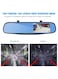 Dash Cam for Cars Front and Rear &ndash; 1080P Dual Lens Rearview Mirror Camera, 4.3&rdquo; LCD Screen, Night Vision, G-Sensor, Loop Recording, Parking Monitor