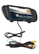 7-Inch Car Rear View Mirror Monitor with HD LCD Screen &ndash; 16:9 Display, 800x480 Resolution &ndash; Backup Camera with Mount Bracket &ndash; Dual Video Input for DVD, Car TV