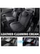كريم تنظيف الجلود للسيارة والمنزل - ١٠٠ غرام، مُرطِّب ومُرَمِّم للجلد مع إسفنجة   مُنظِّف وملمع لمقاعد السيارات والأرائك والأحذية والحقائب والمفروشات