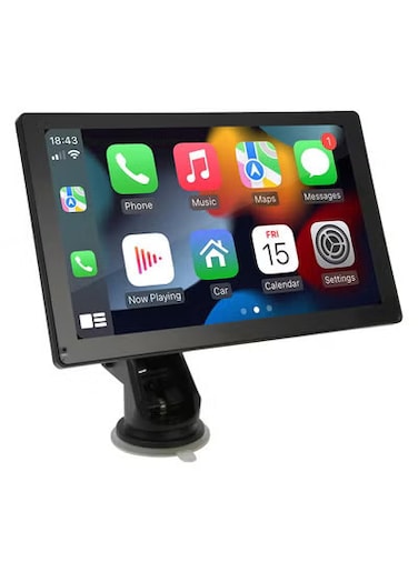 9 Inch LCD Touchscreen Car Stereo Receiver - MP5 Video Player, Bluetooth Radio with 12 LED Backup Camera, CarPlay, Android Auto, MirrorLink, Multimedia Player