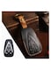 Premium Leather Car Smart Key Case Cover for Changan CS75Plus, CS55, Eado &ndash; Keyring Shell, Fob Protector, Skin Bag, Keychain Accessories
