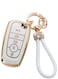 Ford Key Fob Cover with Keychain Lanyard &ndash; TPU Protective Smart Key Shell Case for Ford F150, F250, Mustang, Edge, Escape, Explorer, Fusion, Expedition, Ranger