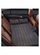 Inflatable Car Air Mattress with Auto Pump &amp; Pillows, Back Seat Travel Air Bed for SUV, Truck, Minivan &ndash; Portable Camping Sleeping Pad, Separable Design &ndash; Black
