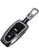 Fluorescent Zinc Alloy Key Fob Cover for BMW &ndash; 360&deg; Full Protection Waterproof Key Case for 1 3 5 Series F10 F20 F30 G20 X3 X4 M3 M4 i3 &ndash; Durable Car Key Shell 
