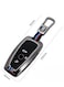 Fluorescent Zinc Alloy Key Fob Cover for BMW &ndash; 360&deg; Full Protection Waterproof Key Case for 1 3 5 Series F10 F20 F30 G20 X3 X4 M3 M4 i3 &ndash; Durable Car Key Shell 
