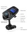 Wireless Bluetooth FM Transmitter for Car &ndash; Hands-Free Calling, MP3 Music Adapter, LCD Display Modulator, Supports AUX, TF Card, U Disk &ndash; Universal Compatibility &ndash; Black
