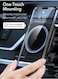 Magnetic Air Vent Phone Holder for iPhone 15/14/13/12 Series &ndash; Designed for MagSafe &amp; HaloLock, Non-Charging Accessory, Secure Car Mount, Black

