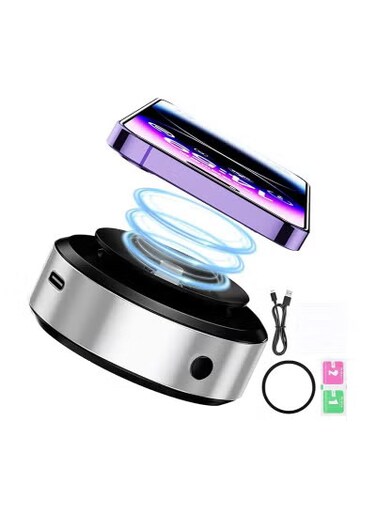 حامل هاتف مغناطيسي للسيارة مزود بكوب شفط - دوران 360 درجة، حامل عالمي قابل للتعديل على الزجاج الأمامي ولوحة القيادة، كوب شفط قوي، متوافق مع جميع الهواتف الذكية