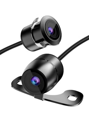 2-in-1 Reverse Backup Camera with 170&deg; Viewing Angle &ndash; Multi-Function Car Reversing, Front View, Side View &amp; Rear View Camera &ndash; Wide-Angle Camera for Safe Parking &amp; Driving
