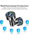 66W 4-Port Fast Charging Car Charger with LED Display &amp; Overcharge Protection &ndash; Universal USB Car Charger for iPhones, Samsung Galaxy, GPS, Tablets, and More
