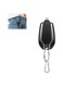 Mini Keychain Portable Charger for iPhone &ndash; 1250mAh Emergency Power Bank Pod, Ultra-Compact Fast Charging Backup Battery Pack with Key Ring &ndash; Lightning Connector (Black)
