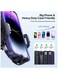 Car Phone Holder, Long Arm Phone Holder for Dashboard, Windshield &amp; Air Vent &ndash; Universal Mobile Phone Mount Compatible with iPhone, Samsung, Xiaomi &amp; All Smartphones