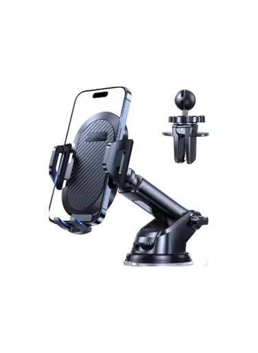 Car Phone Holder, Long Arm Phone Holder for Dashboard, Windshield &amp; Air Vent &ndash; Universal Mobile Phone Mount Compatible with iPhone, Samsung, Xiaomi &amp; All Smartphones