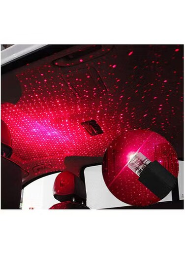 Car Roof USB Star Night Light Flexible Plug and Play Ambient Lamp for Car Ceiling Bedroom Party Decorations Fits All USB Ports