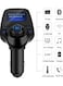 Wireless Bluetooth Car Kit Adapter New Version with LED Display FM Transmitter USB Car Charger Hands Free Calling SD Card MP3 Player Compatible