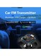 جهاز إرسال FM فائق الجودة وشاحن سيارة مزود بتقنية بلوتوث 5.0، وشحن سريع، وصوت ستيريو عالي الدقة، ومكالمات بدون استخدام اليدين، وتوافق مع المساعد الصوتي