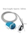 Portable Camping Shower with Rechargeable Battery and USB Cable, 1.8m Hose and Water Pump for Travel, Outdoor Showering, Car and Bike Washing