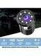 Car Rear View Reverse Parking Camera &ndash; 170&deg; Wide Angle Backup Camera with Night Vision, 8 LED Lights, Waterproof IP68 &ndash; HD License Plate Rear Camera  &ndash; Black
