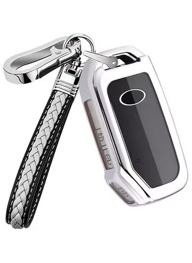 غطاء مفتاح ذكي من مادة TPU لسيارة Kia - حافظة مفاتيح سيارة متوافقة مع Kia Soul وForte وTelluride - غطاء ناعم من مادة TPU، حماية كاملة، مضاد للخدش، مقاوم للصدمات، غطاء مفتاح التحكم عن بعد