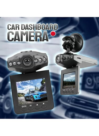 Mini Full HD Car DVR Dash Cam with 6 IR Night Vision &ndash; Compact Vehicle Dashboard Camera with Loop Recording, Motion Detection, G-Sensor
