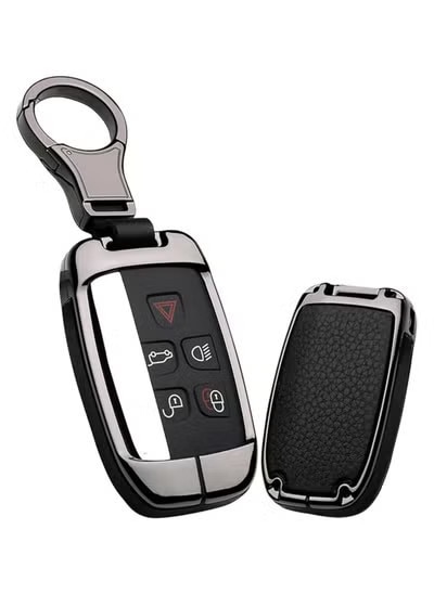 Buy Land Rover Key Fob Cover – Premium Metal & Leather Key Case with ...
