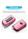 Lexus Key Fob Cover with Keychain &ndash; Soft TPU 360&deg; Protection Case for RX, ES, GS, LS, NX, RS, GX, LX, RC, LC Smart Key Fob &ndash; Premium Pink TPU Shell
