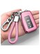 Lexus Key Fob Cover with Keychain &ndash; Soft TPU 360&deg; Protection Case for RX, ES, GS, LS, NX, RS, GX, LX, RC, LC Smart Key Fob &ndash; Premium Pink TPU Shell
