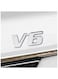 2PCS V6 3D Car Emblem Badge Decal &ndash; Premium Metal Stickers for Rear Trunk, Tailgate, Fender &ndash; Universal Vehicle Exterior Decoration for Cars, Trucks, SUVs, Vans