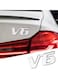 2PCS V6 3D Car Emblem Badge Decal &ndash; Premium Metal Stickers for Rear Trunk, Tailgate, Fender &ndash; Universal Vehicle Exterior Decoration for Cars, Trucks, SUVs, Vans