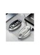 Ultra-Thin Transparent Key Fob Cover for Nissan Sylphy &ndash; Full Coverage Protective Shell with Electroplated Metal Edge, Anti-Slip Design, Dust &amp; Scratch Resistant
