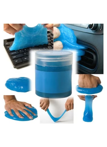 2 Pack Car Cleaning Gel Detailing Kit &ndash; Automotive Interior Cleaner Slime for Air Vents, Dashboard, Crevices, Crumbs, &amp; Keyboard &ndash; Reusable Auto Dust Putty