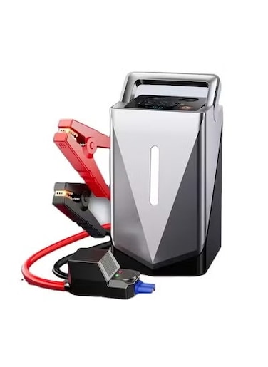 12V Truck Battery Jump Starter with Built-in Air Pump &ndash; All-in-One Car Emergency Power Supply for Cars and Trucks, Portable Jump Starter and Tire Inflator