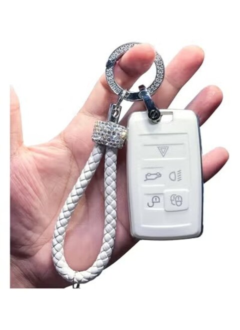 Land Rover Key Fob Cover - Premium Soft TPU Full Protection Case, Anti-Scratch, Anti-Drop, Stylish and Durable Car Key Cover for Land Rover Key Fob, Custom Fit