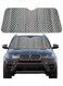 Front Windshield Sun Shade, 5-Layer UV Reflector Folding Sunshade Visor, 55 x 29 Inches, Accordion Auto Sun Shield &ndash; Keeps Vehicle Cool, Thicken Car  Protection