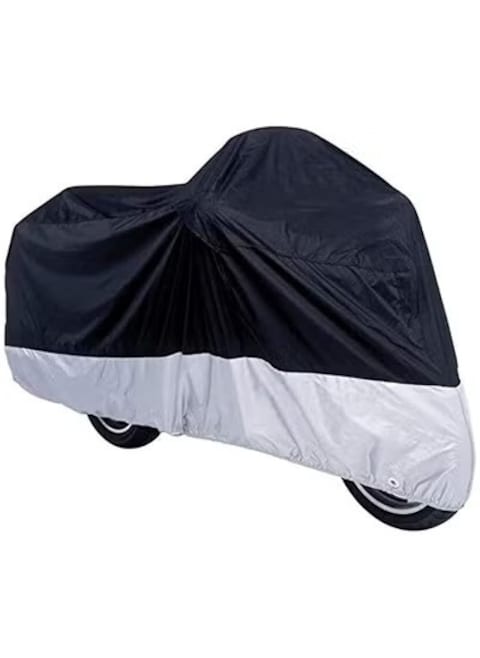 Motorcycle Dust Cover Waterproof UV Protection - Heavy Duty Universal Fit for Harley Davidson, Yamaha, Kawasaki - All-Weather