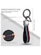 TTQK Smart Key Case Keychain - Premium Metal Shell Cover Compatible with BMW 1, 3, 4, 5, 6, 7 Series, X3, X4, M5, M6, GT3, GT5 - Gunmetal Buckle Car Key Protector